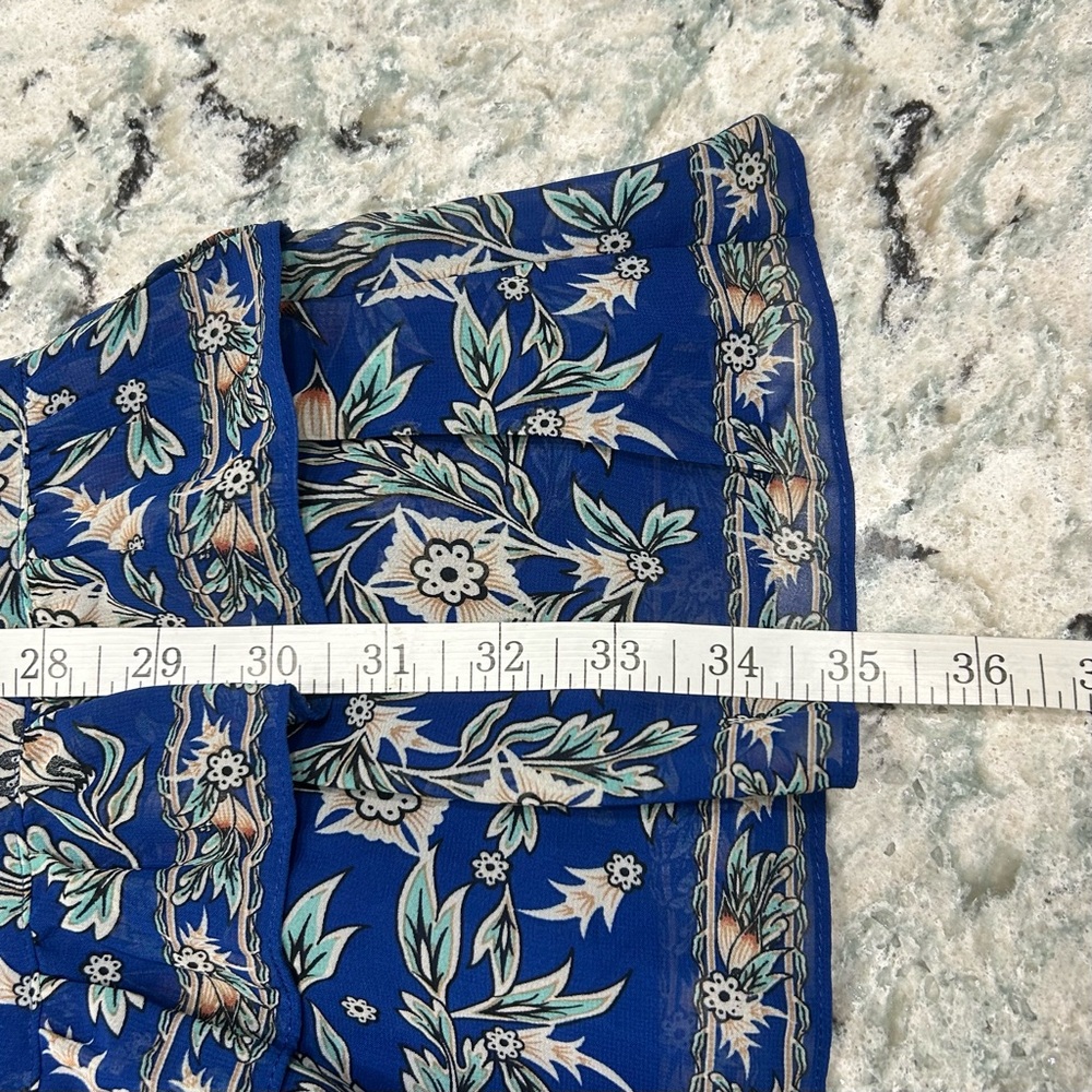 Max Studio Blue Floral Dress - Picture 10 of 10